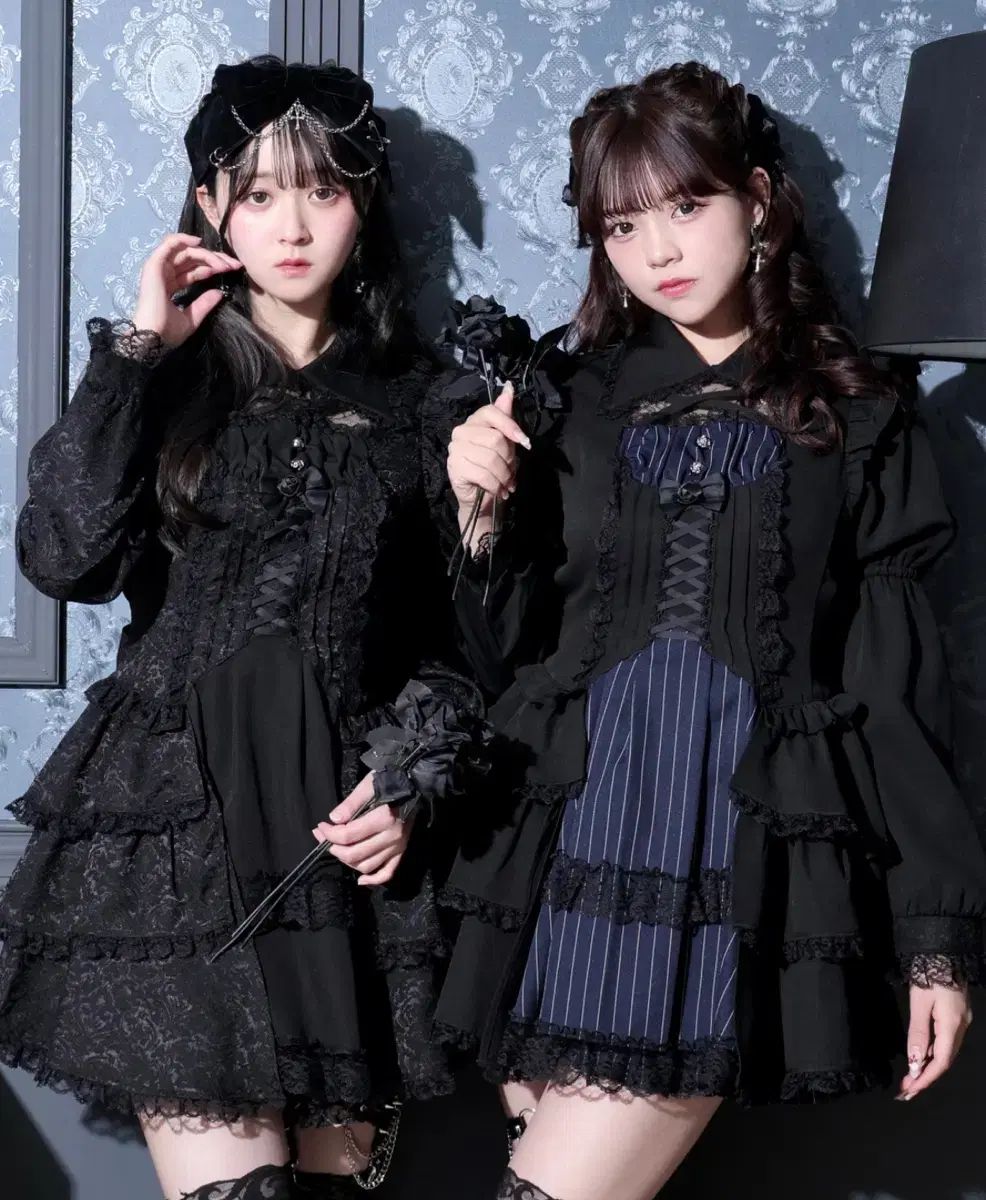 NOEMIE ノエミー ゴシック セットアップ ブラック 量産型 地雷系 ゴスロリ マズ リズリサ シークレットハニー