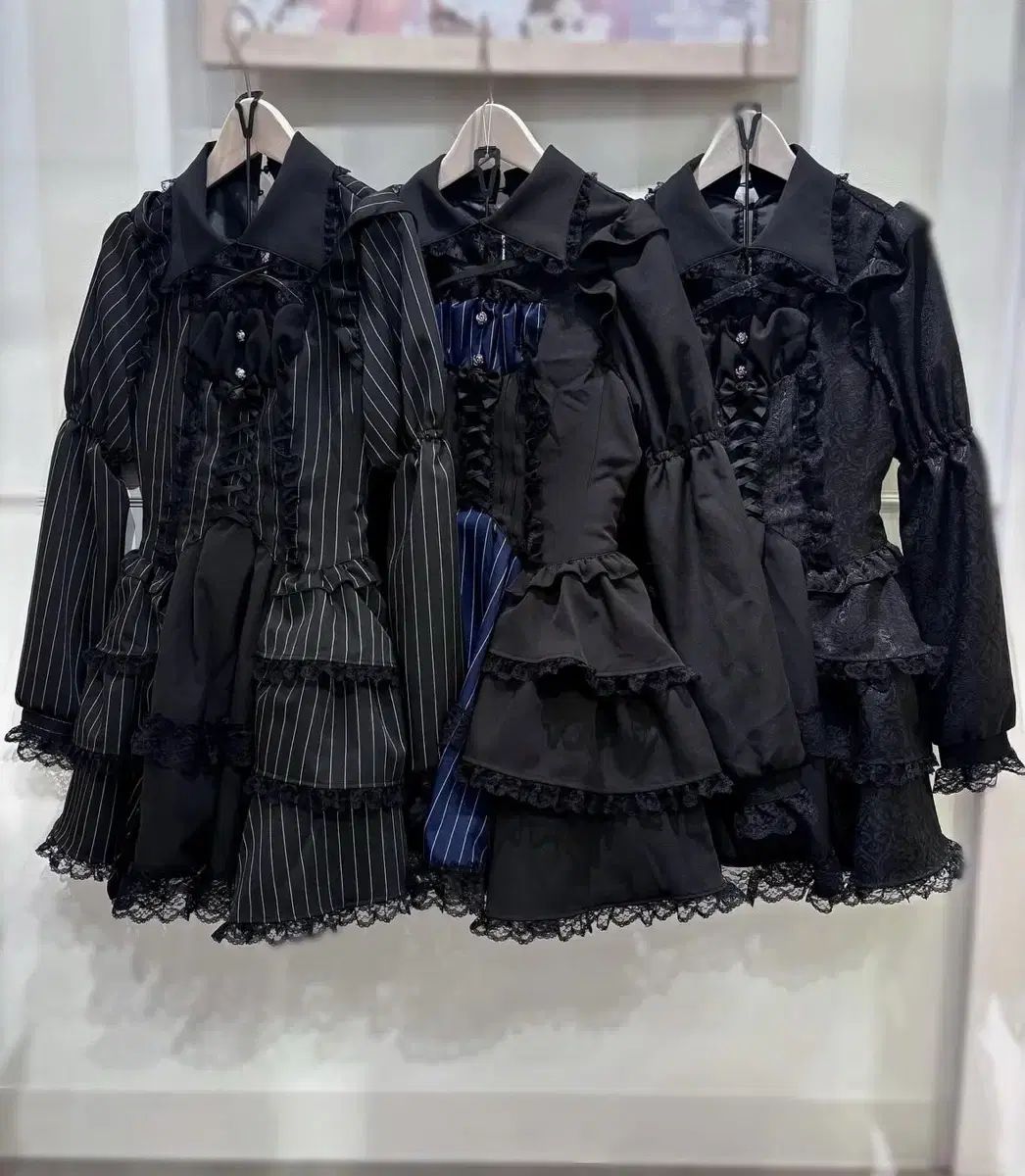 NOEMIE ノエミー ゴシック セットアップ ブラック | 量産型 地雷系 ゴスロリ マズ リズリサ シークレットハニー