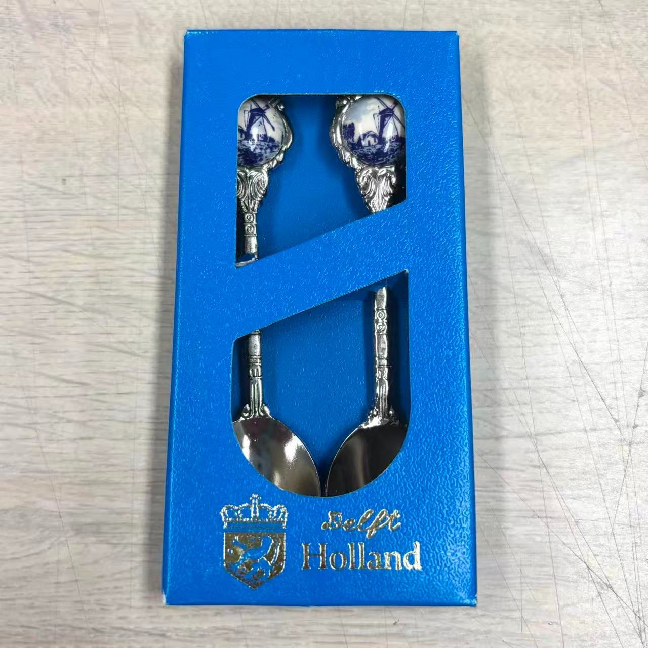 Holland デルフト焼き スプーン オランダ製 - メルカリ