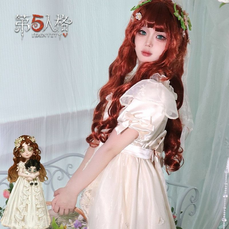 第五人格 コスプレ衣装 小女孩 欧律狄刻 周年稀世スキン 豪華8点フルセット ゲームキャラクター完全再現 高品質デザイン 仮装 イベント用 撮影会 推し活 舞台衣装 プレゼントにも最適