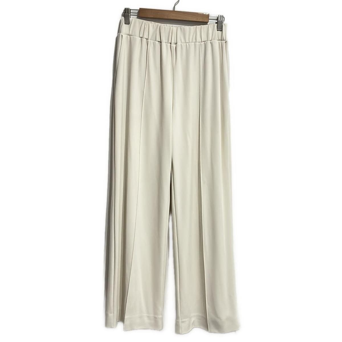 ADORE アドーア パンツ サイズ38 M レディース マットポンチパンツ 531-4230716 アイボリー フルレングス