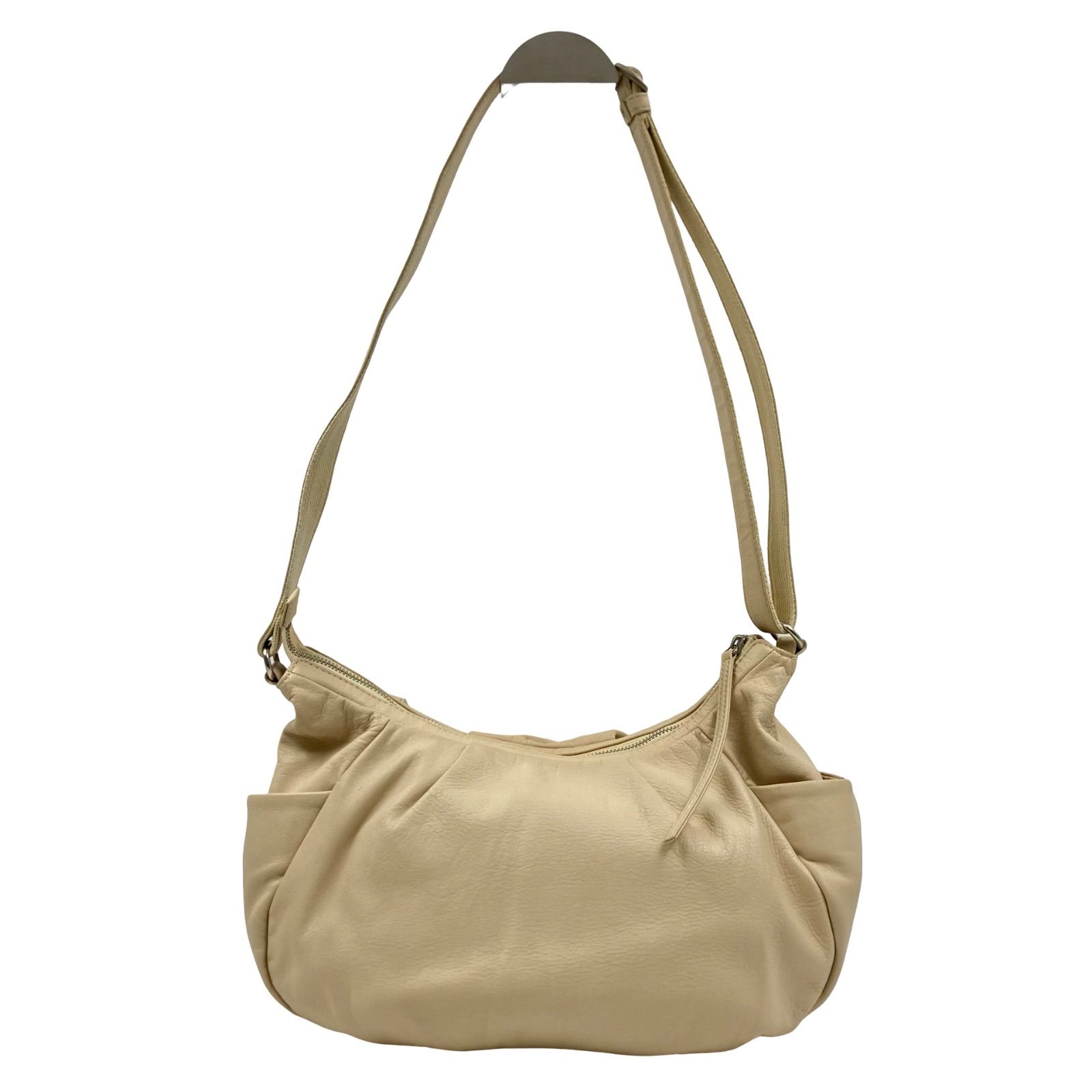CC6 土屋鞄 ツチヤカバン レザー シフォン メレンゲ ショルダーバッグ 