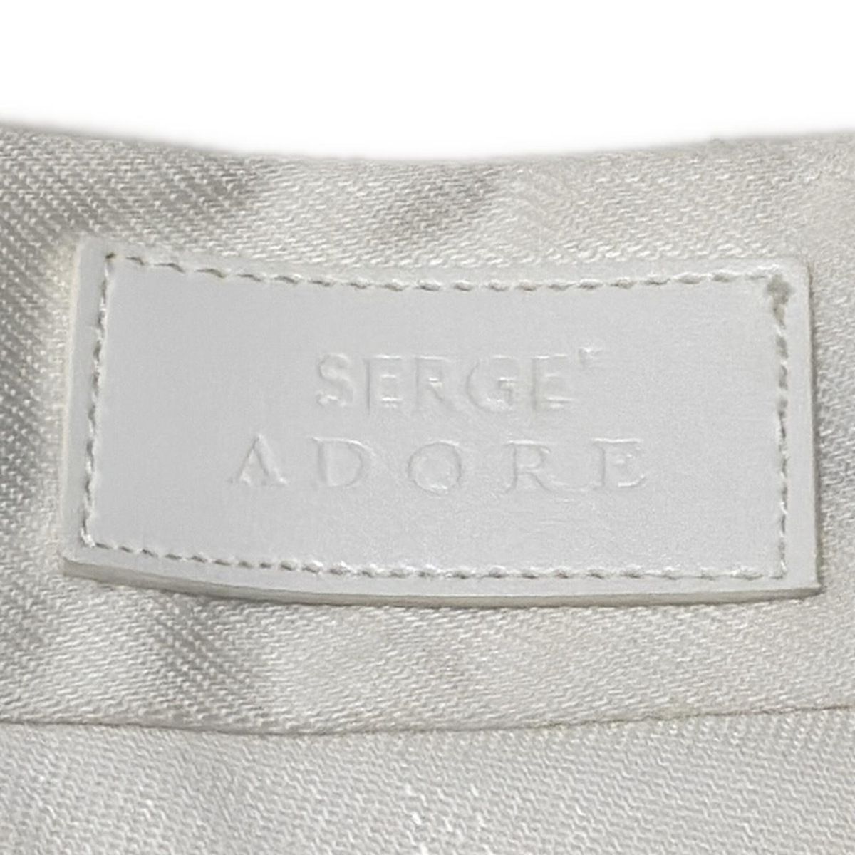  ADORE アドーア ジーンズ サイズ38 M レディース 白 フルレングス SERGE ストレートデニム デニム ジーンズ