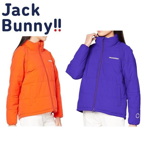 ジャックバニー ゴルフ レディース ブルゾン フルジップ ストレッチ 2 WAY 中綿 JACK BUNNY 263 2220004