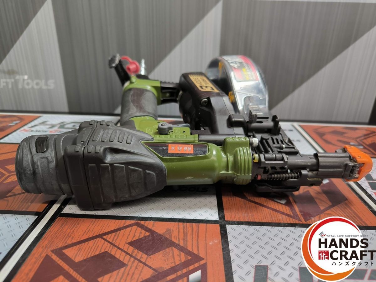 ▲ マックス MAX HV-R 41 G 5 高圧ねじ打機 本体のみ 色 ミリタリーグリーン ハンズ