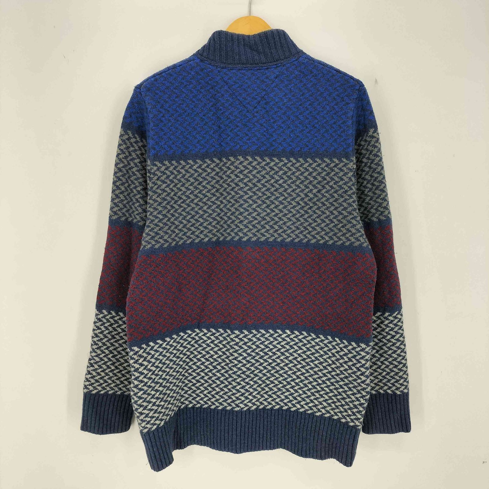 トミーヒルフィガー TOMMY HILFIGER LUXURY BLEND マルチボーダー 