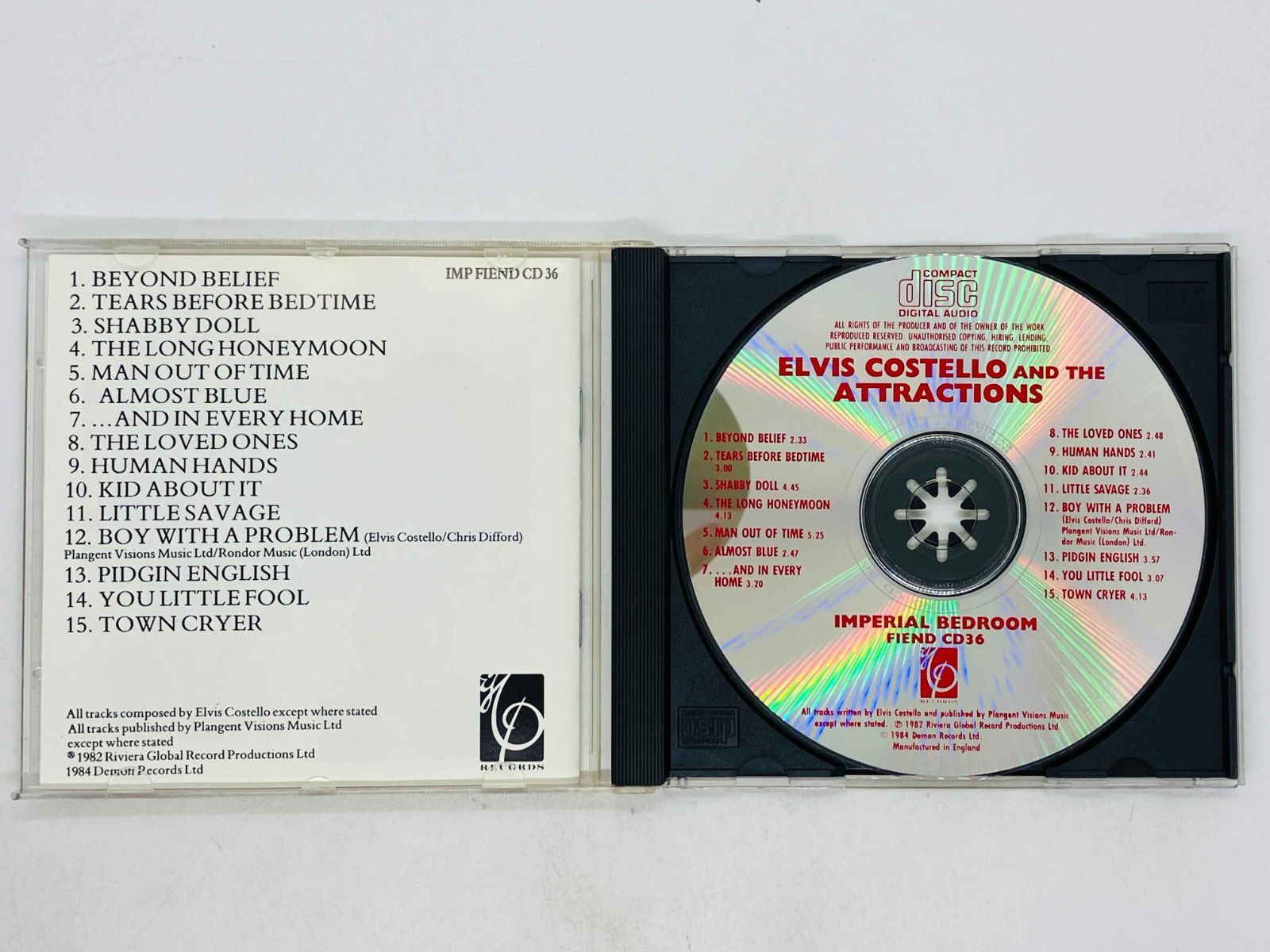 CD エルヴィス・コステロ&アトラクションズ / ELVIS COSTELLO & THE