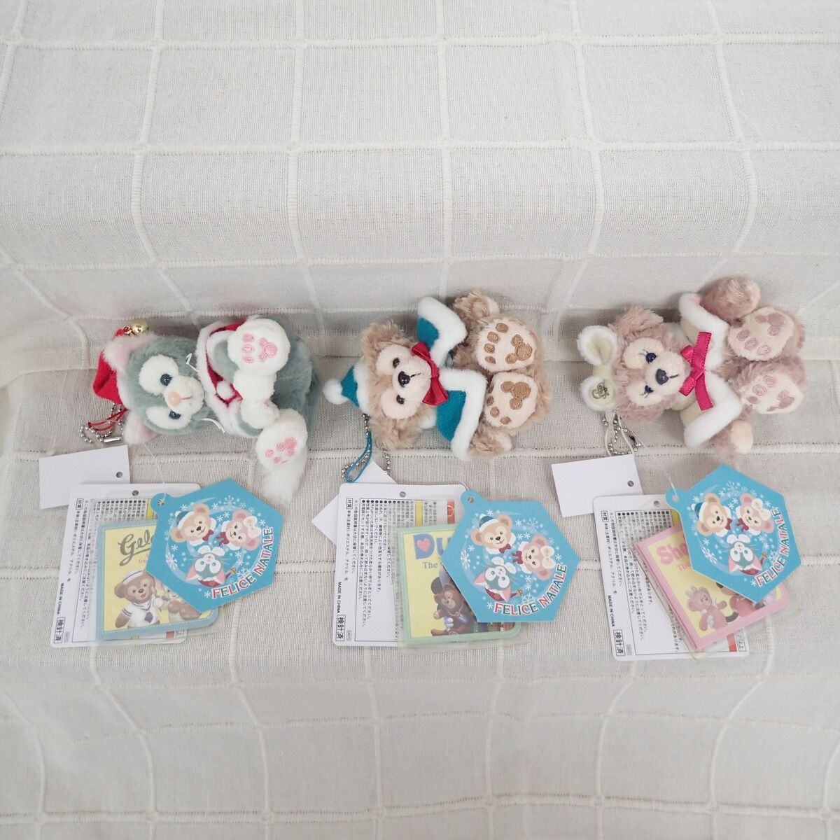 ダッフィー/シェリーメイ/ジェラトーニ ぬいぐるみストラップ