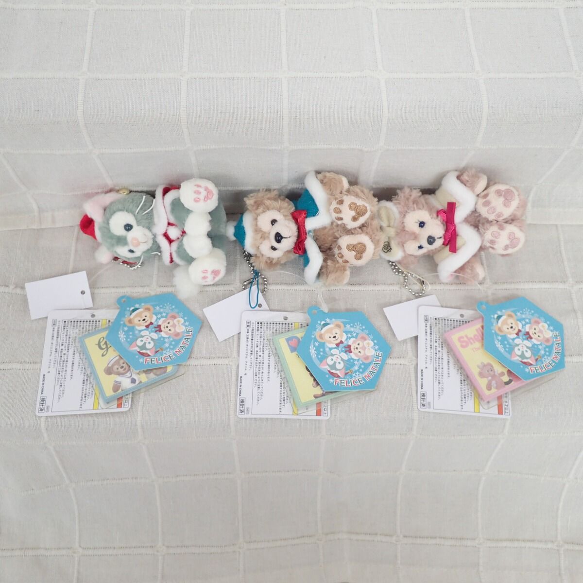 ダッフィー/シェリーメイ/ジェラトーニ ぬいぐるみストラップ