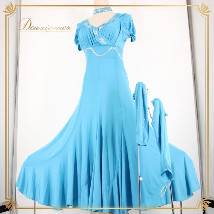 社交ダンス 衣装 スタンダード ドレス ワンピース パーティ衣装 女性用