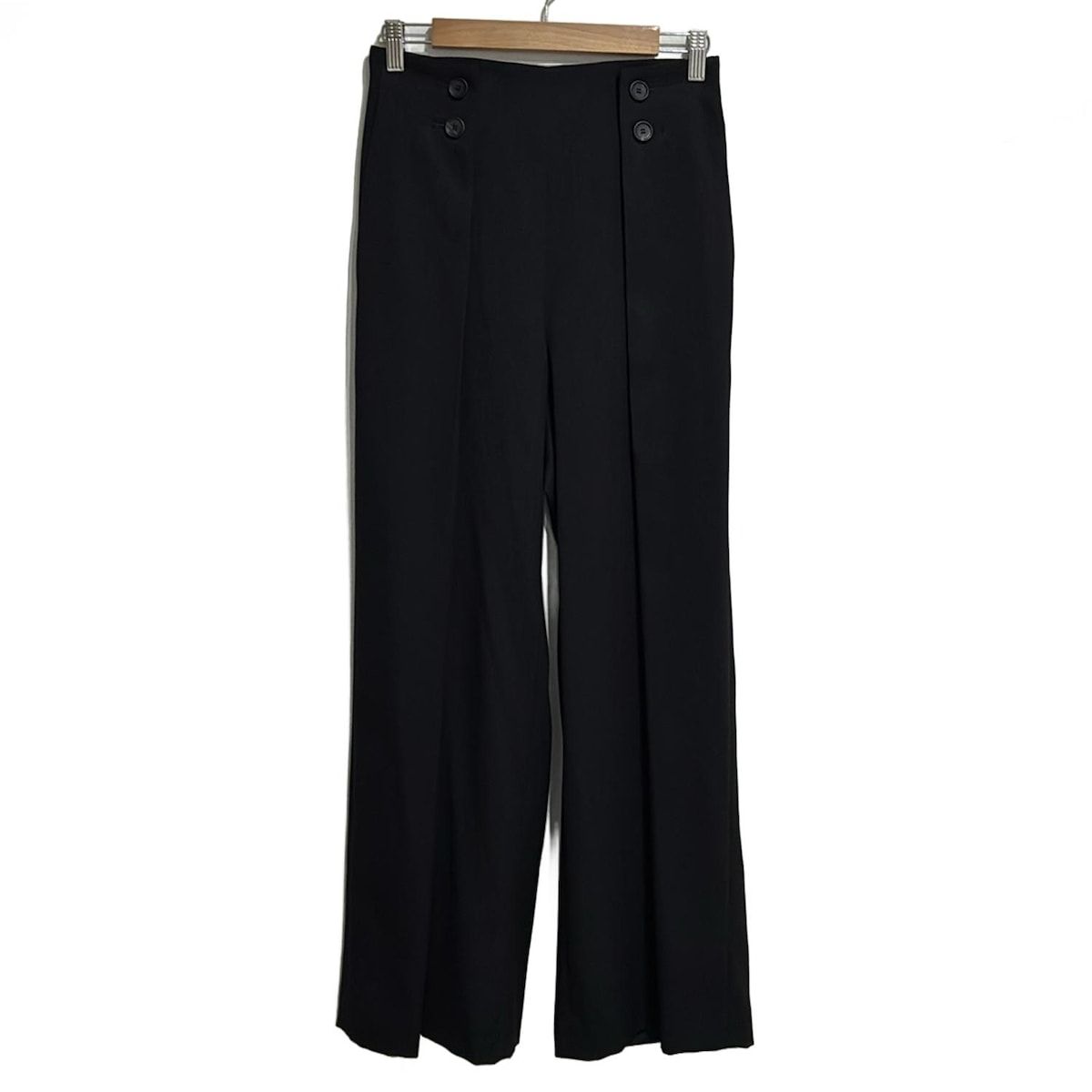 ADORE アドーア パンツ サイズ36 S レディース ドライタッチクロスパンツ 531-3230912 黒 フルレングス