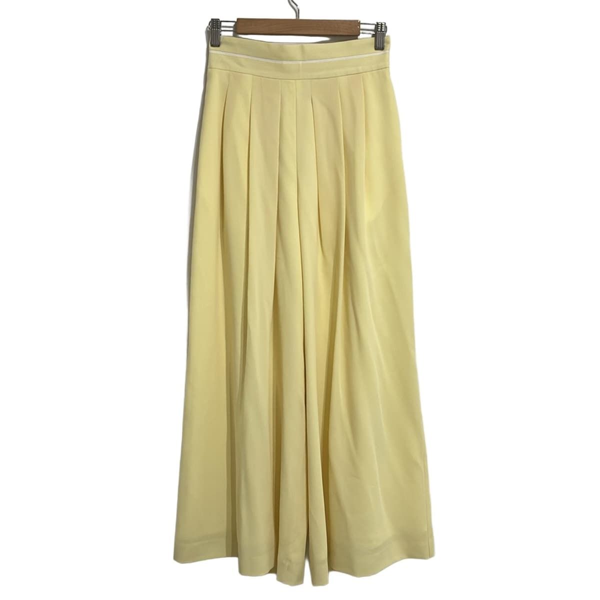 ADORE アドーア パンツ サイズ36 S レディース クリアボイルパンツ 531 4230804 イエロー フルレングス