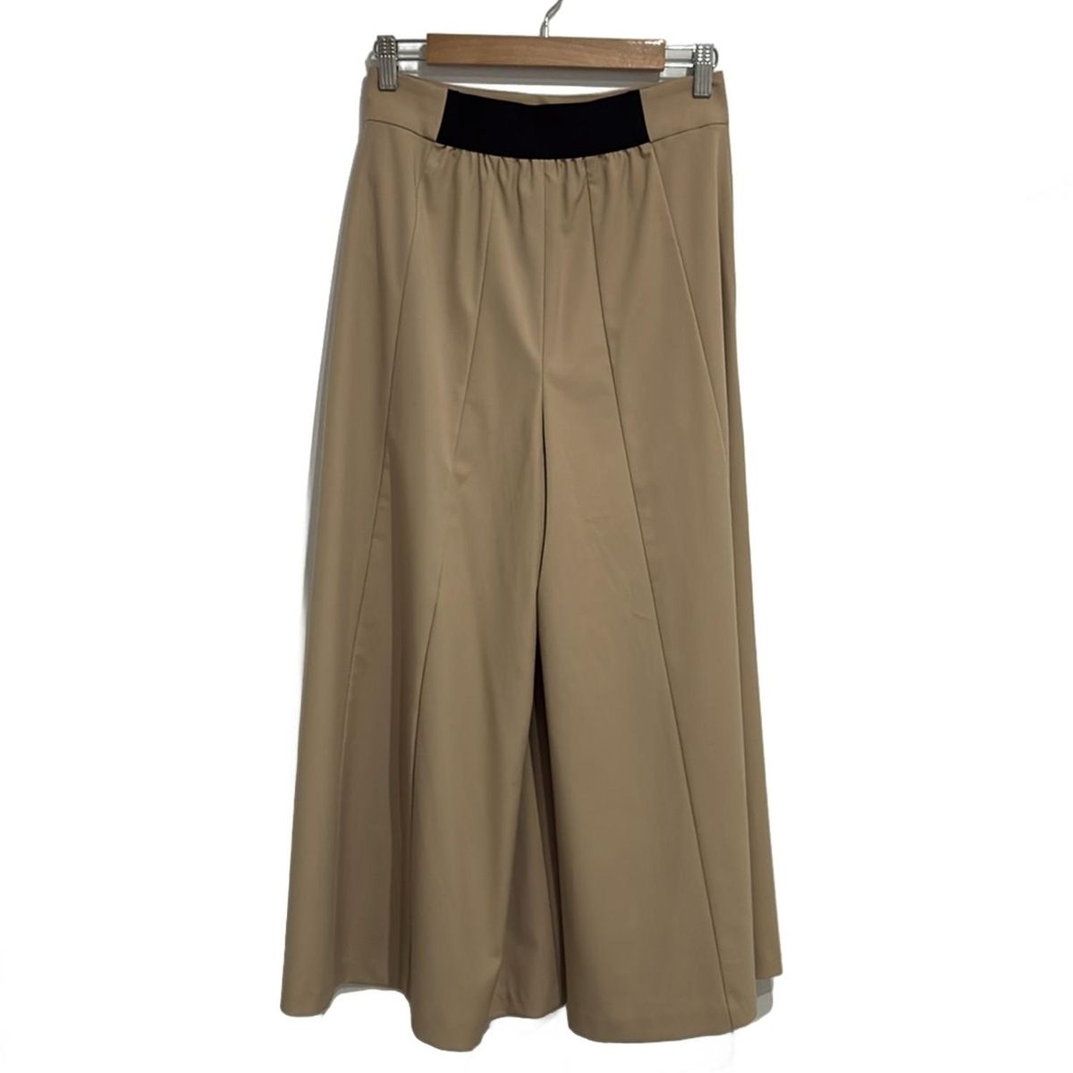 ADORE アドーア パンツ サイズ38 M レディース - 531-3130722 ベージュ×黒 フルレングス ワイド