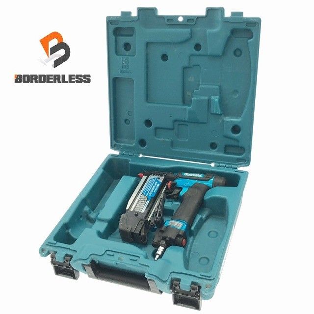 品 makita マキタ 50 mm 高圧 ピンタッカー 青 ケース付 ピンネイラ エアピン釘打機 エアピン釘打ち機 エア工具115516