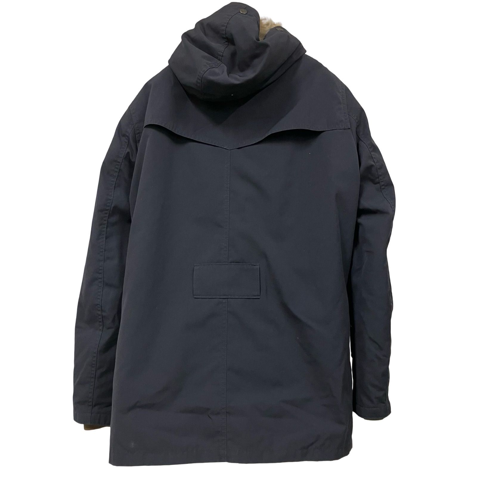 CC 8 EQUIPE 70 エキップセッタンタ モッズコート ブラック フェイクファー フード付き Mサイズ メンズ