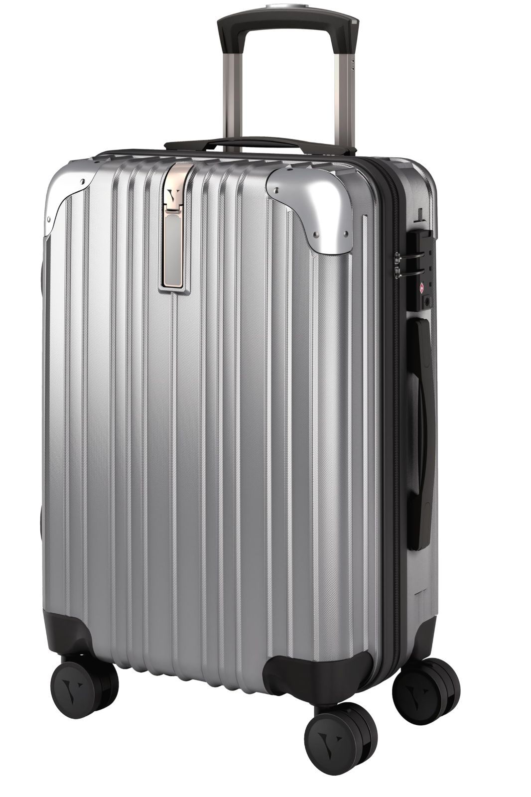 VELSKYF 客室乗務員監修 スーツケース キャリーケース キャリーバッグ キャスター交換 日本企業企画 一部パーツ無期限メーカー TSAダイヤルロック ダブルキャスター Lサイズ 7泊以上 4 2 kg 92 5 L シルバー 銀