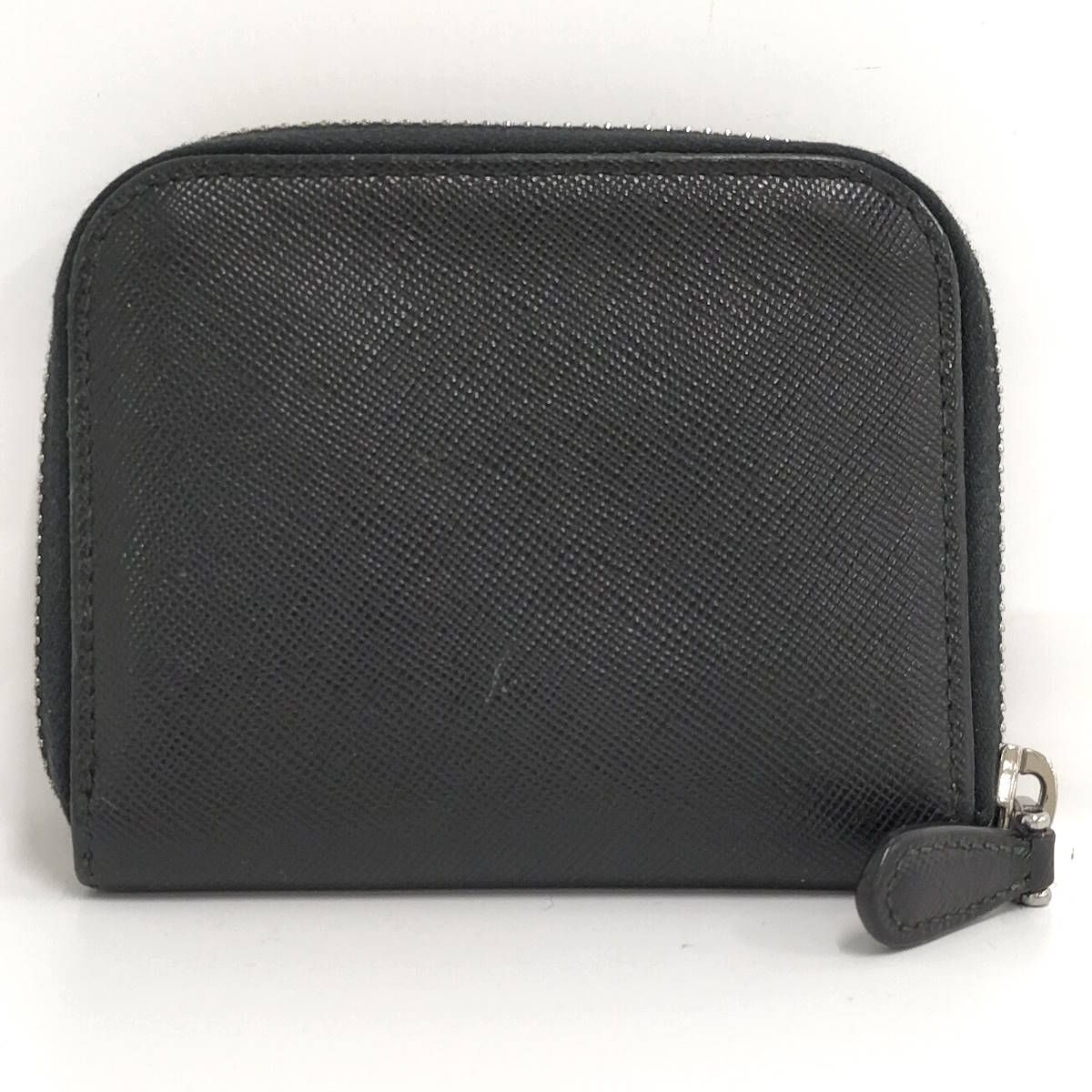 PRADA ラウンドファスナー コインケース サフィアーノレザー