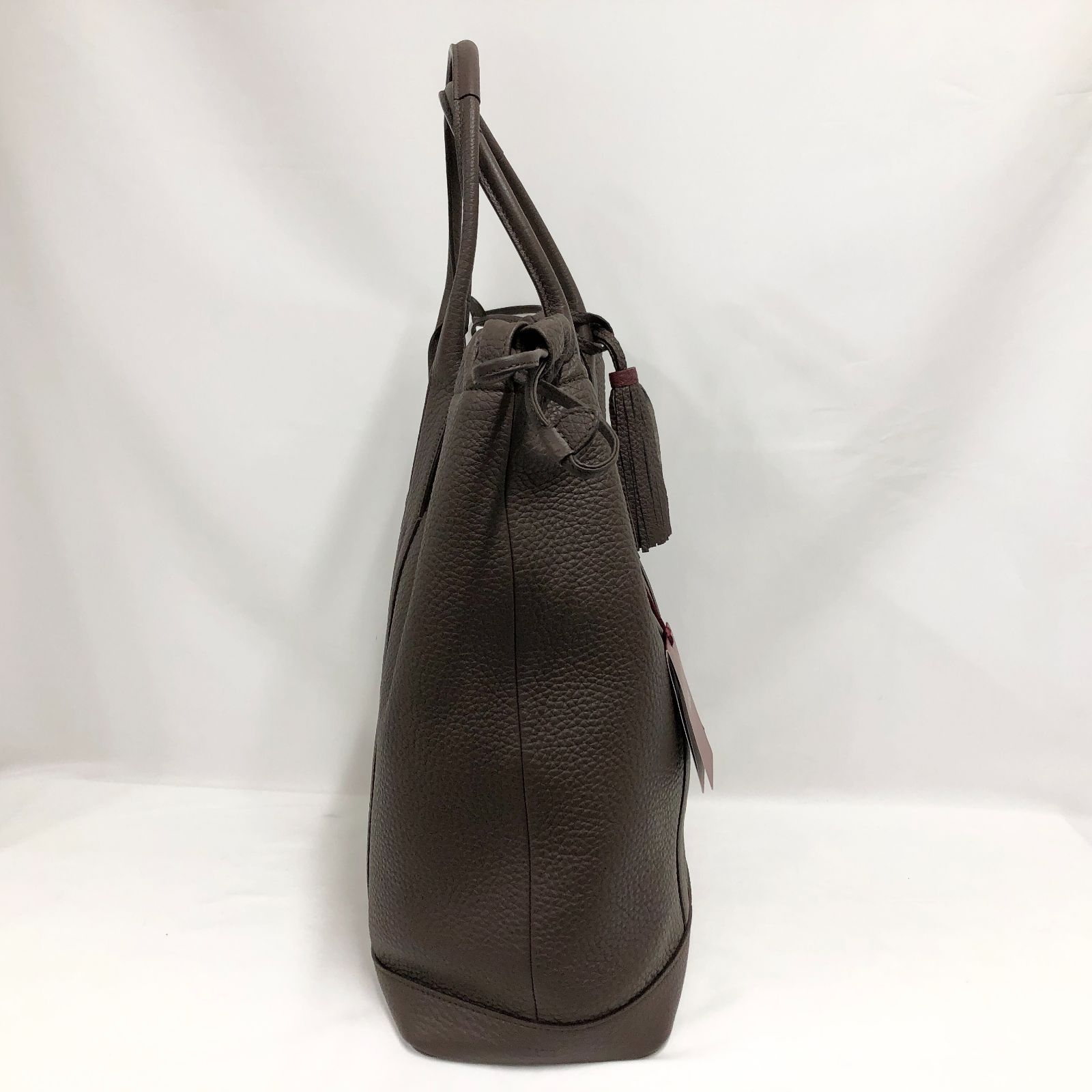 新品未使用 ACATE (アカーテ) BAMBINO トートバッグ ダークブラウン 