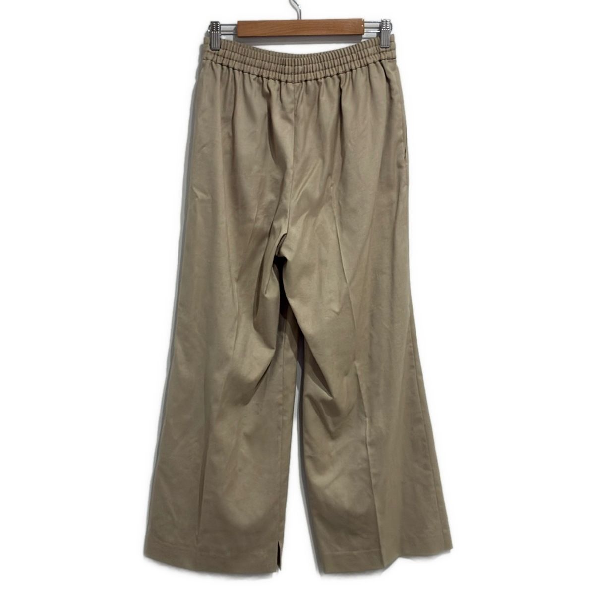 ADORE アドーア パンツ サイズ38 M レディース クリアツイルパンツ 531-4230608 ベージュ フルレングス ウエストゴム