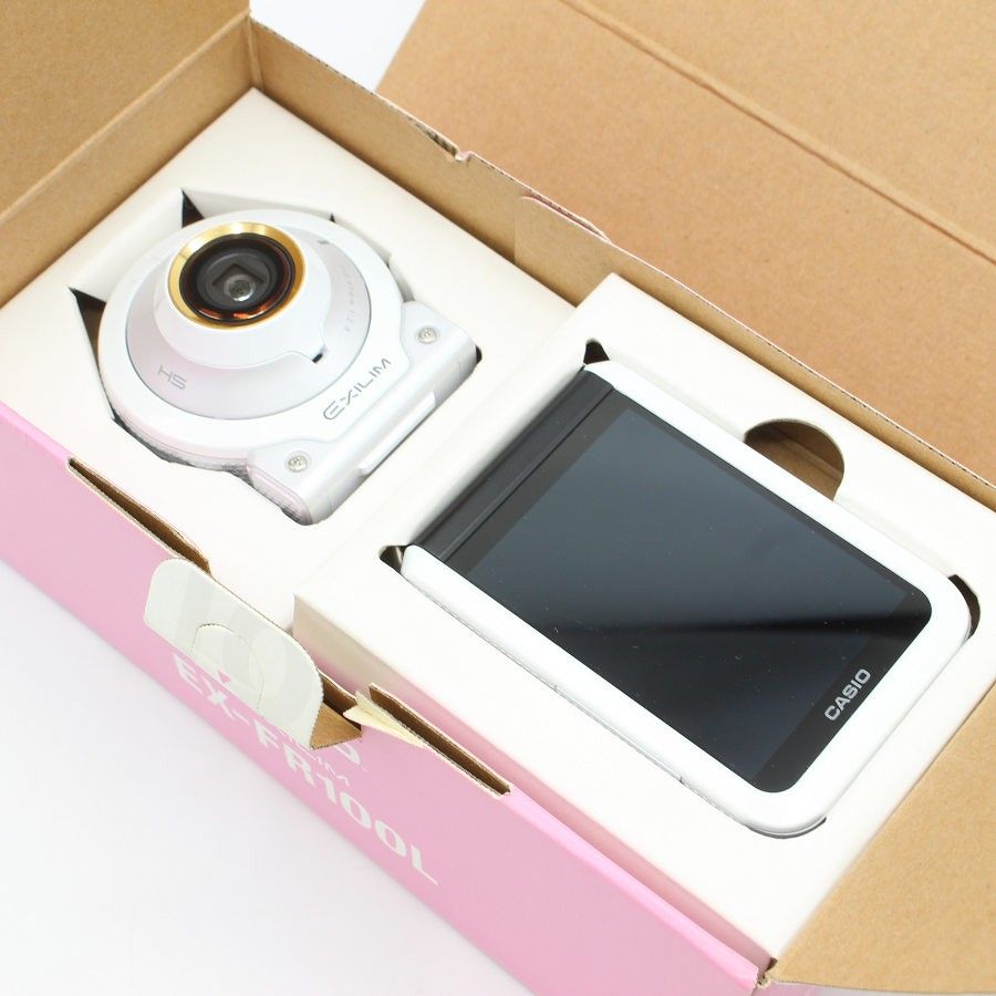 CASIO EXILIM EX ホワイト デジタルカメラ 防水 カシオ エクシリム 本体