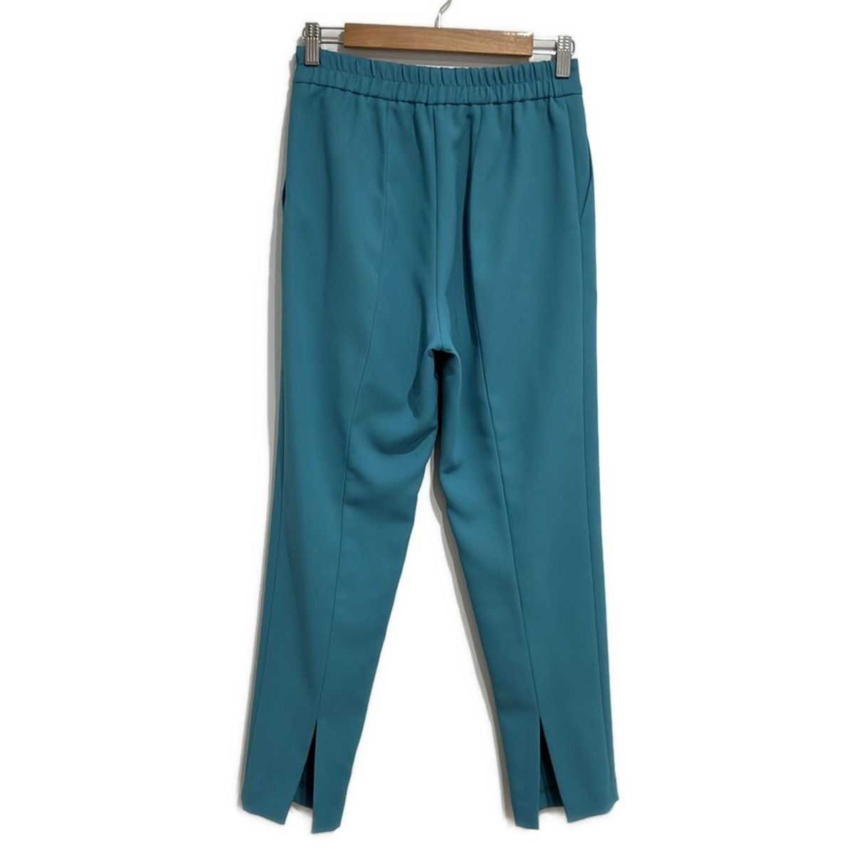 ADORE アドーア パンツ サイズ36 S レディース クリアボンディングパンツ 531-1130213 ブルーグリーン フルレングス ウエストゴム