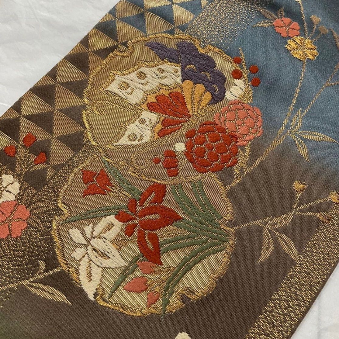 ○kimono+one○kimonoarisa○未使用同然○最高級西陣織唐織○