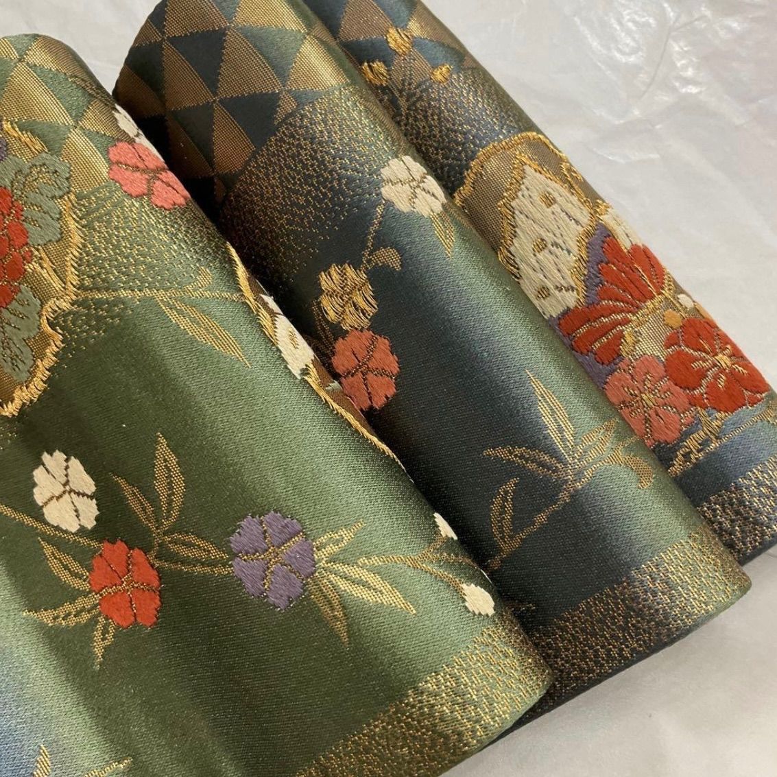 ○kimono+one○kimonoarisa○未使用同然○最高級西陣織唐織○手織正絹