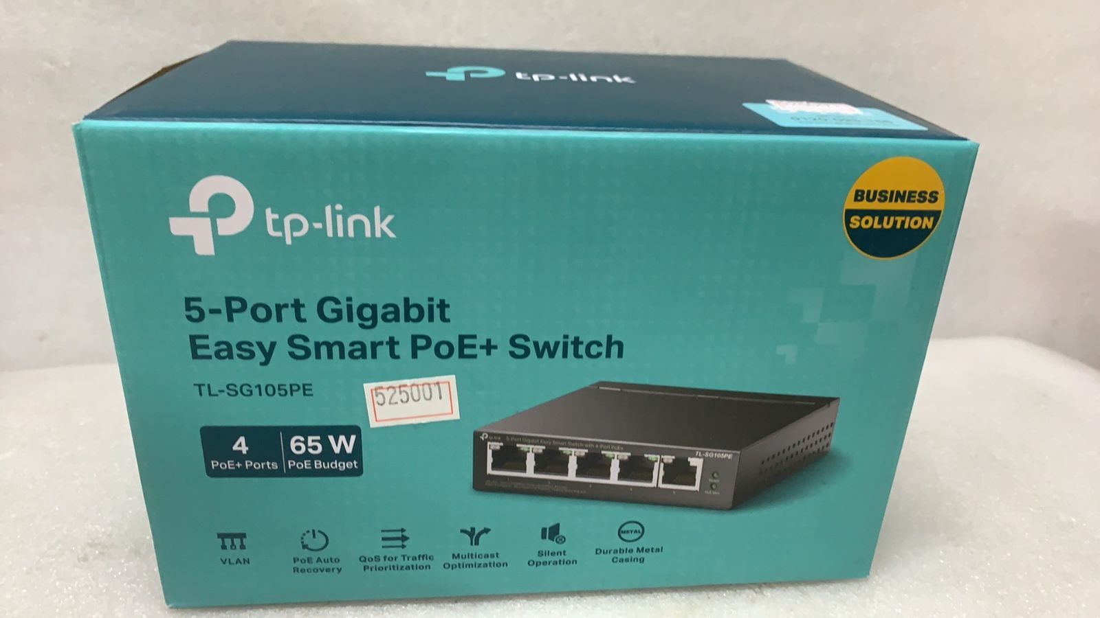 TP-Link TL-SG105PE 5ポート ギガビット イージースマートスイッチ（4 PoE+ポート搭載）--525001