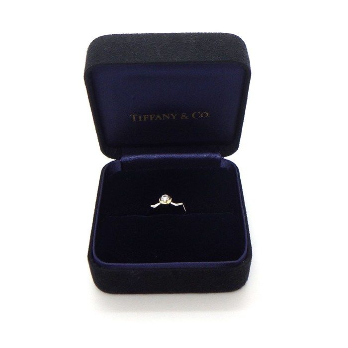 ティファニー Tiffany & Co. リング ジグザグ ベゼル 2カラー 1