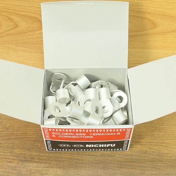 ニチフ R 100-12 50 pcs 銅線用 裸圧着端子 R形 丸形