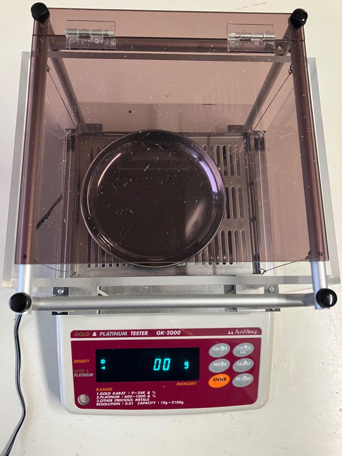 貴金属テスター 比重計 GK-2000 ALFA MIRAGE アルファミラージュ 金 判定 純度判定 プラチナ 買取 リユース 取説無し
