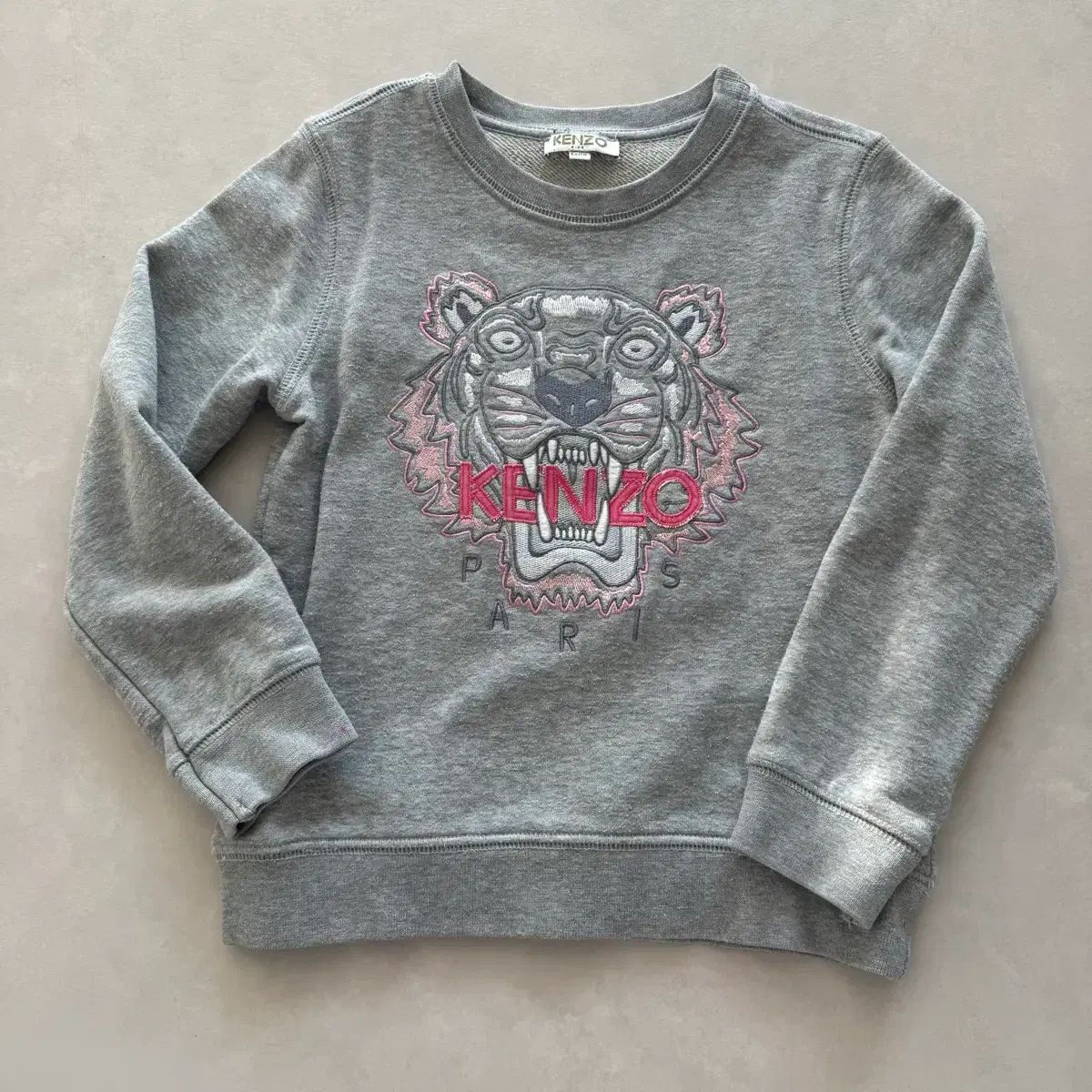 KENZO キッズ 虎 刺繍 スウェット グレー 6A (116) - メルカリ
