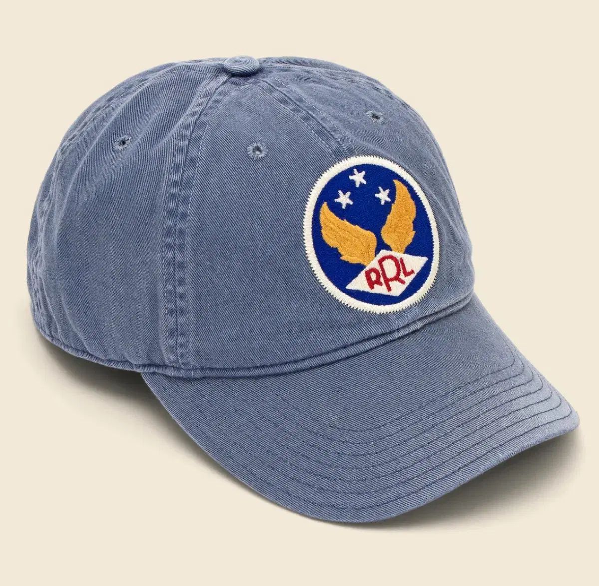 RRL ダブルアールエル ガーメント ダイング ツイル ボールキャップ ミッドナイト ブルー