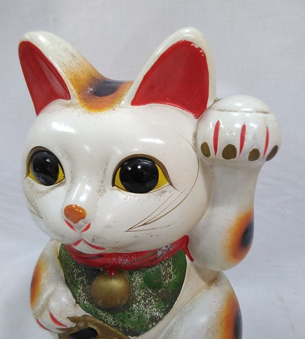 招き猫 貯金箱 商売繁盛 昭和レトロ 縁起物 まねきねこ 置物 高さ 約40㎝横