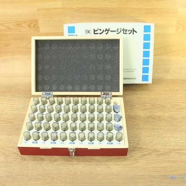 SK 新潟精機 AH-4 ピンゲージセット 8.50-11.00 mm 0.05 mmとび 51本組
