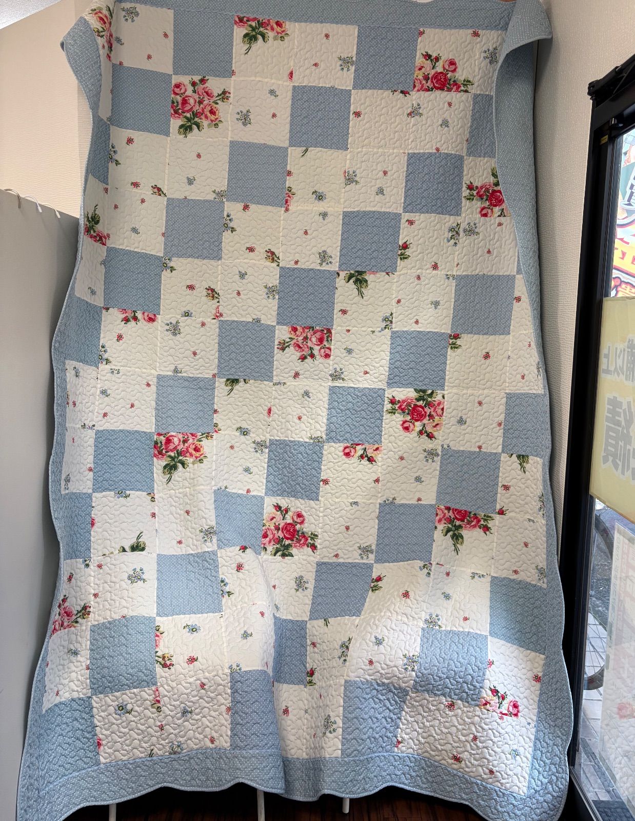 LAURA ASHLEY ローラアシュレイ キルトマルチカバー