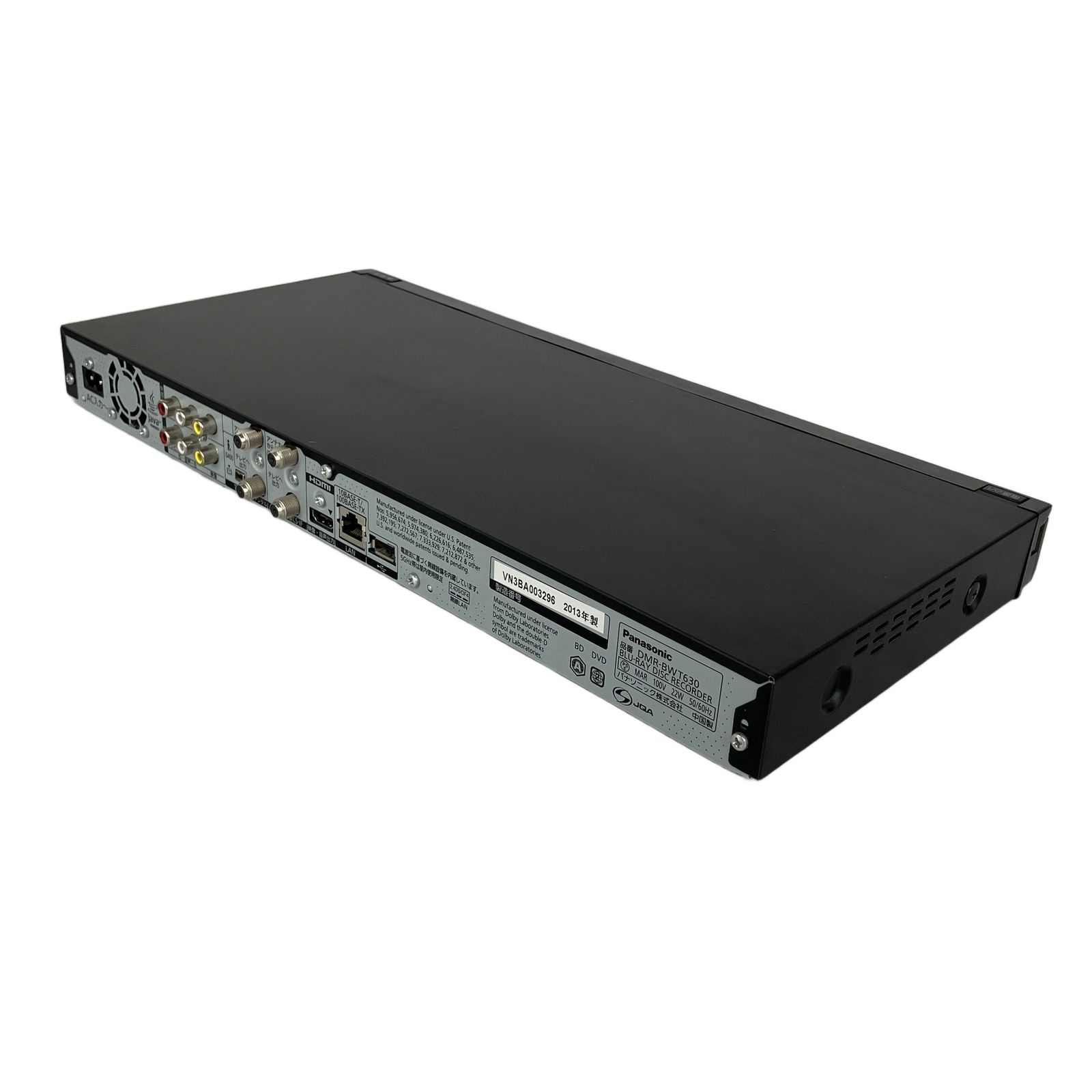 Panasonic DMR-BWT630 ブルーレイレコーダー 2013年製 家電 Y10669632 