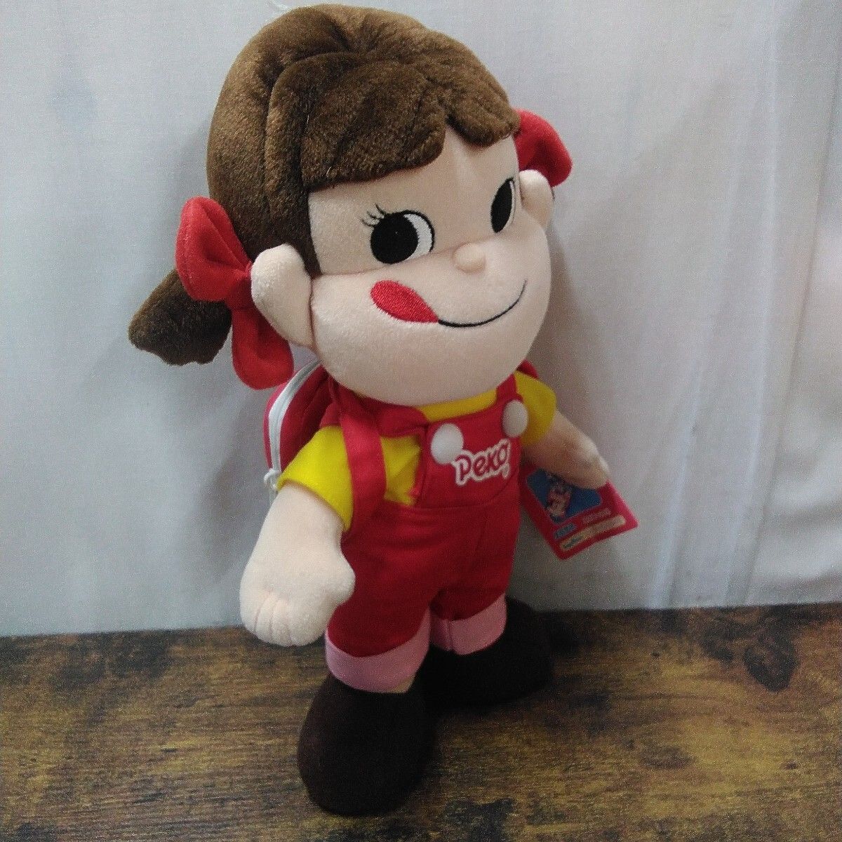 セガ ぬいぐるみ 「ペコちゃん、ポコちゃん オーバーオールぬいぐるみ、2体セット」 L394