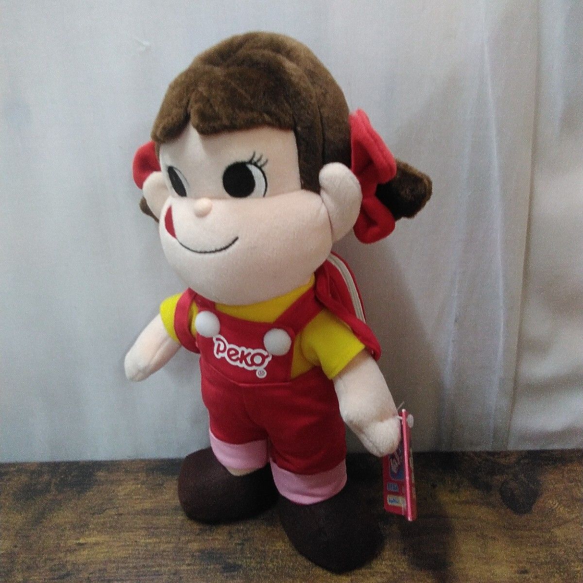 セガ ぬいぐるみ 「ペコちゃん、ポコちゃん オーバーオールぬいぐるみ、2体セット」 L394