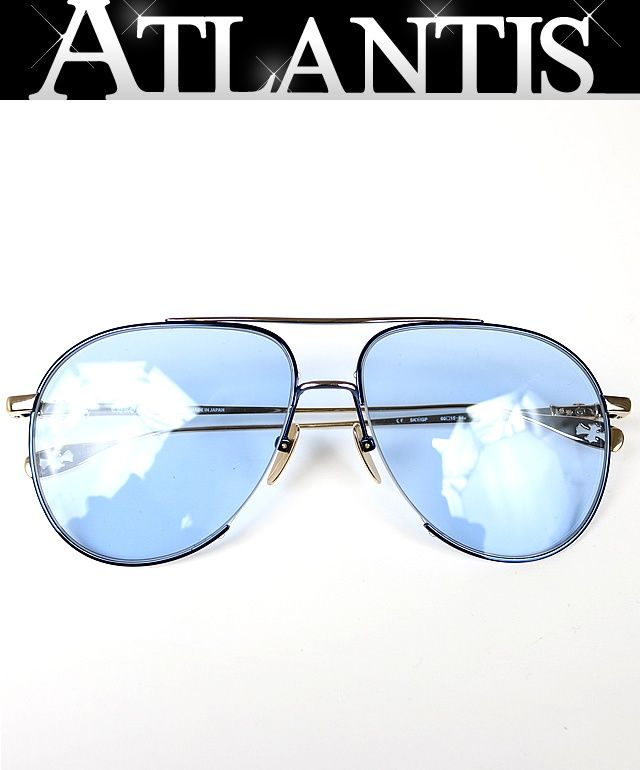 CHROME HEARTS クロムハーツ STEPPIN BLU サングラス 眼鏡 メガネ アイウェア メンズ SV 925 黒系 ゴールド 101155