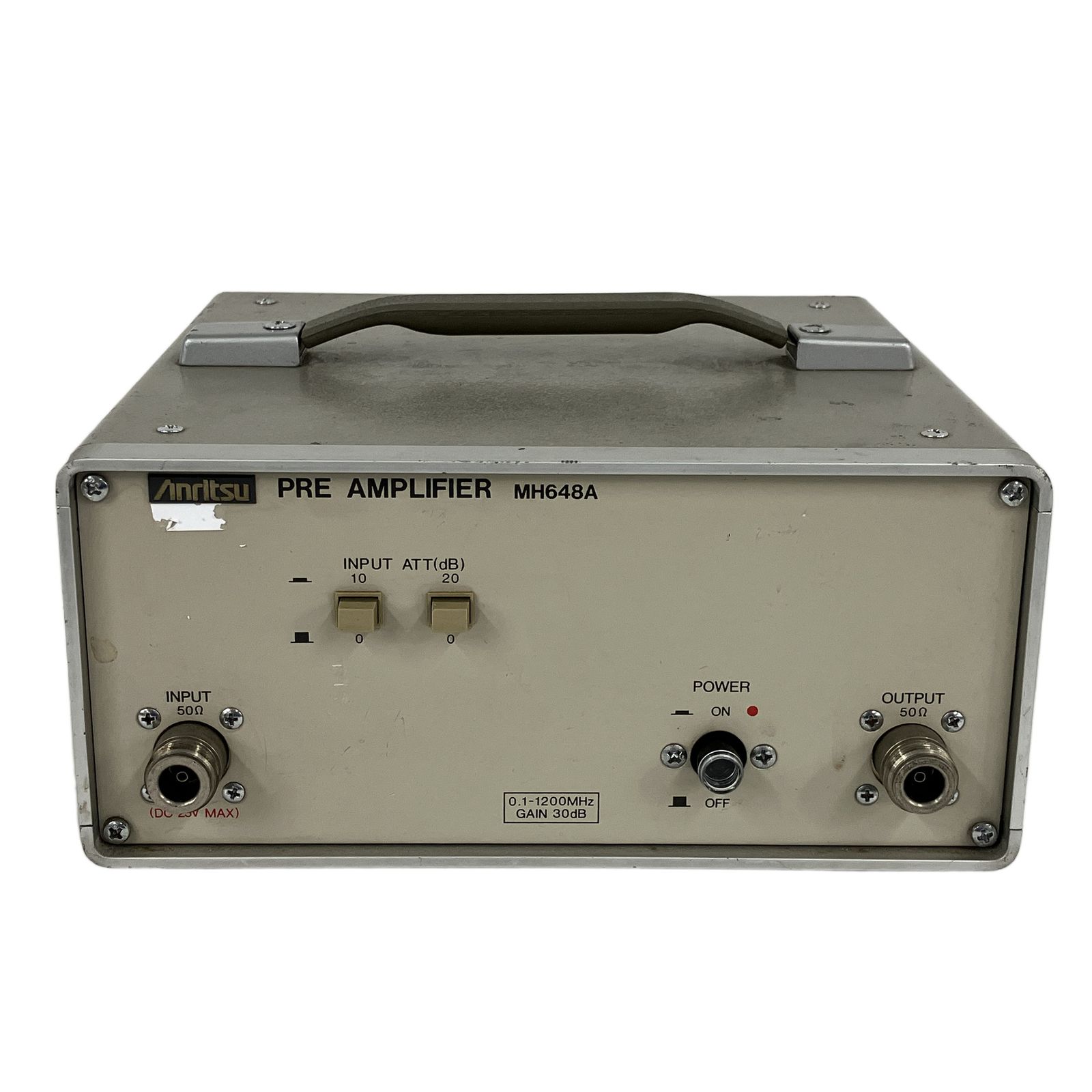 アンリツ MH 648 A 前置増幅器 広帯域アンプ