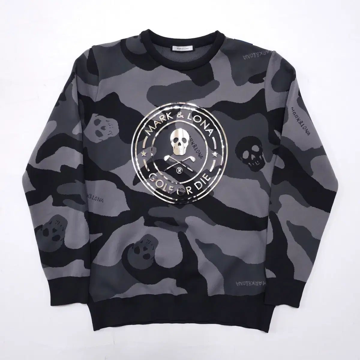 MARK - LONA マークアンドロナ カモフラ スカル ゴルフ スウェット