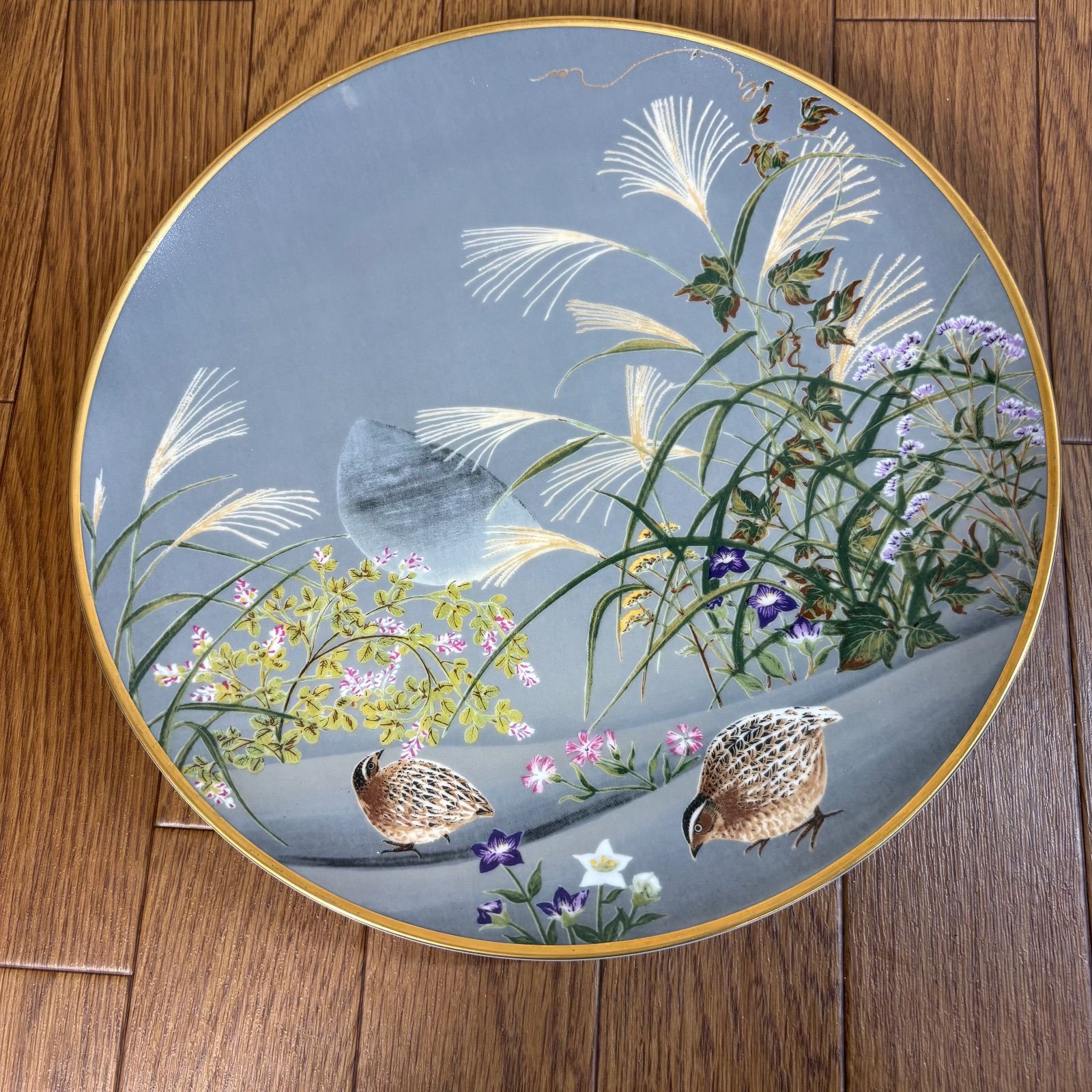 葉月】【文月】【長月】フランクリン・ポーセリン絵皿3枚 - メルカリ