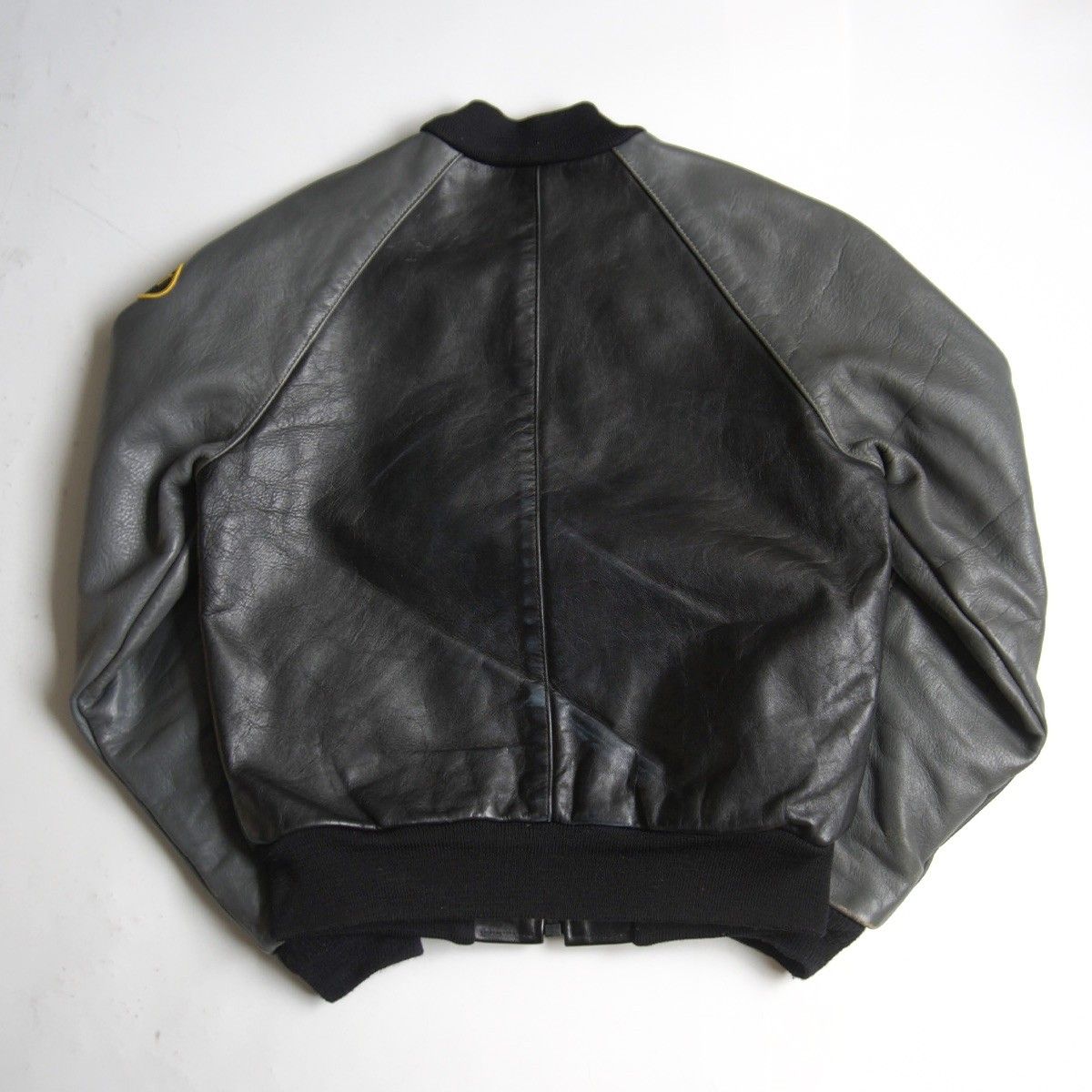 VANSON 米国製 TJV オールレザー スタジャン レザージャケット 36 VANSON（バンソン） VANSON TJ チームジャケット ブラック アメリカ製