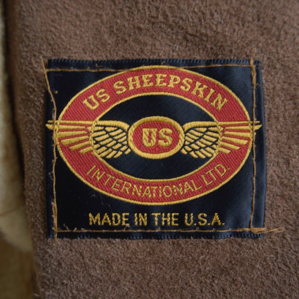 美品/USA製】U.S.SHEEPSKIN【B-3 ムートンボンバージャケット】M 