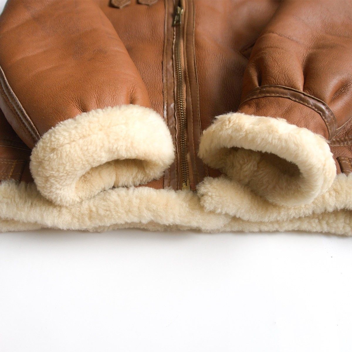 美品/USA製】U.S.SHEEPSKIN【B-3 ムートンボンバージャケット】M