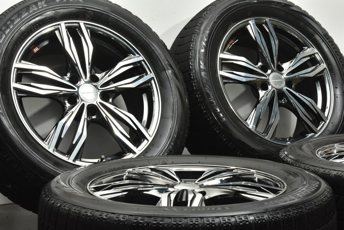 ホイール程度良好 VIVANT 17 in 7 J 38 PCD 114 3 ブリザックVRX 225 60 R アルファード ヴェルファイア カローラクロス エルグランド