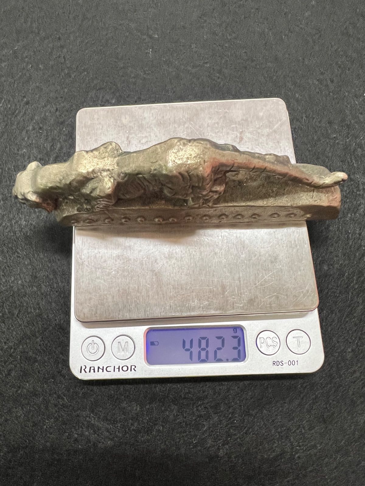 人間国宝 北村西望 虎視眈眈 文鎮 書道具 虎 彫刻 置物 - メルカリ