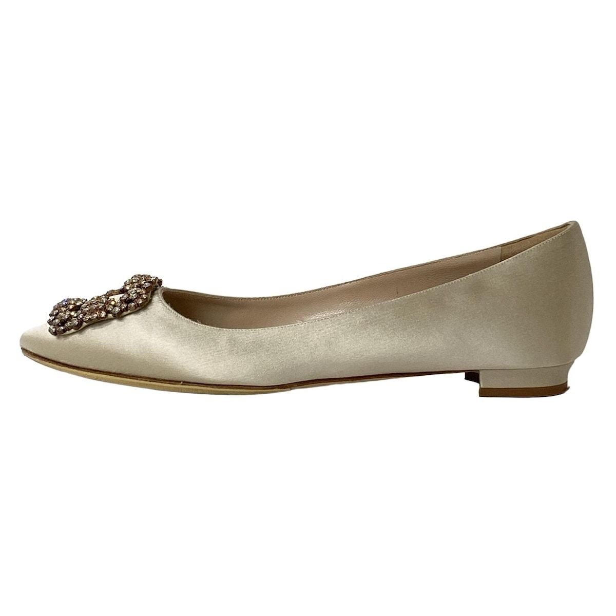 MANOLO BLAHNIK(マノロブラニク) フラットシューズ 37 1/2 レディース