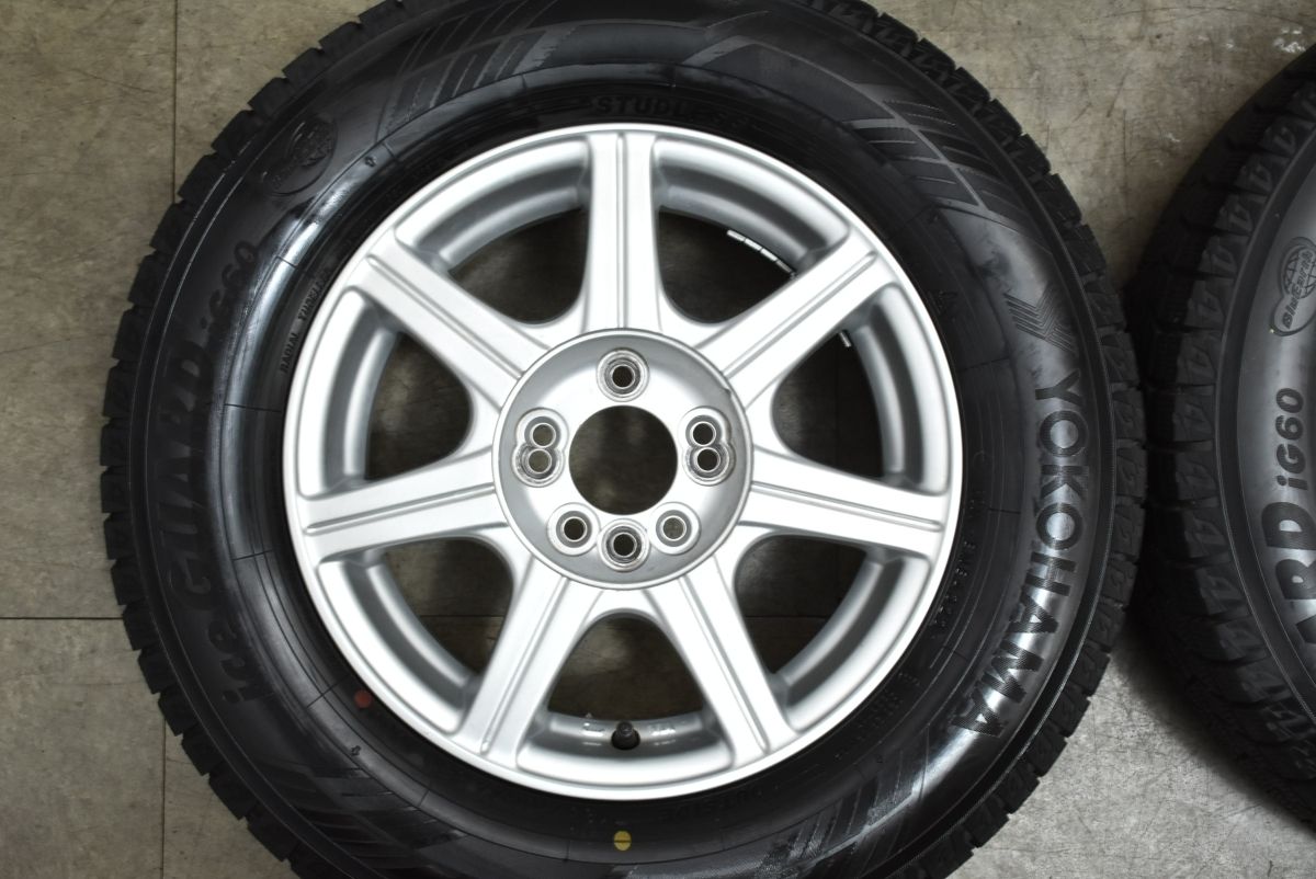 バリ溝 社外 14 in 5 J 33 PCD 100 4 5穴マルチ アイスガードiG 60 185 70 R アクア ヴィッツ フィールダー フィット スイフト ノート